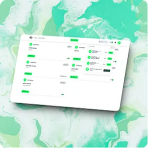 Mockup de la aplicación Neby