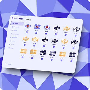Mockup de la aplicación TakeOrder
